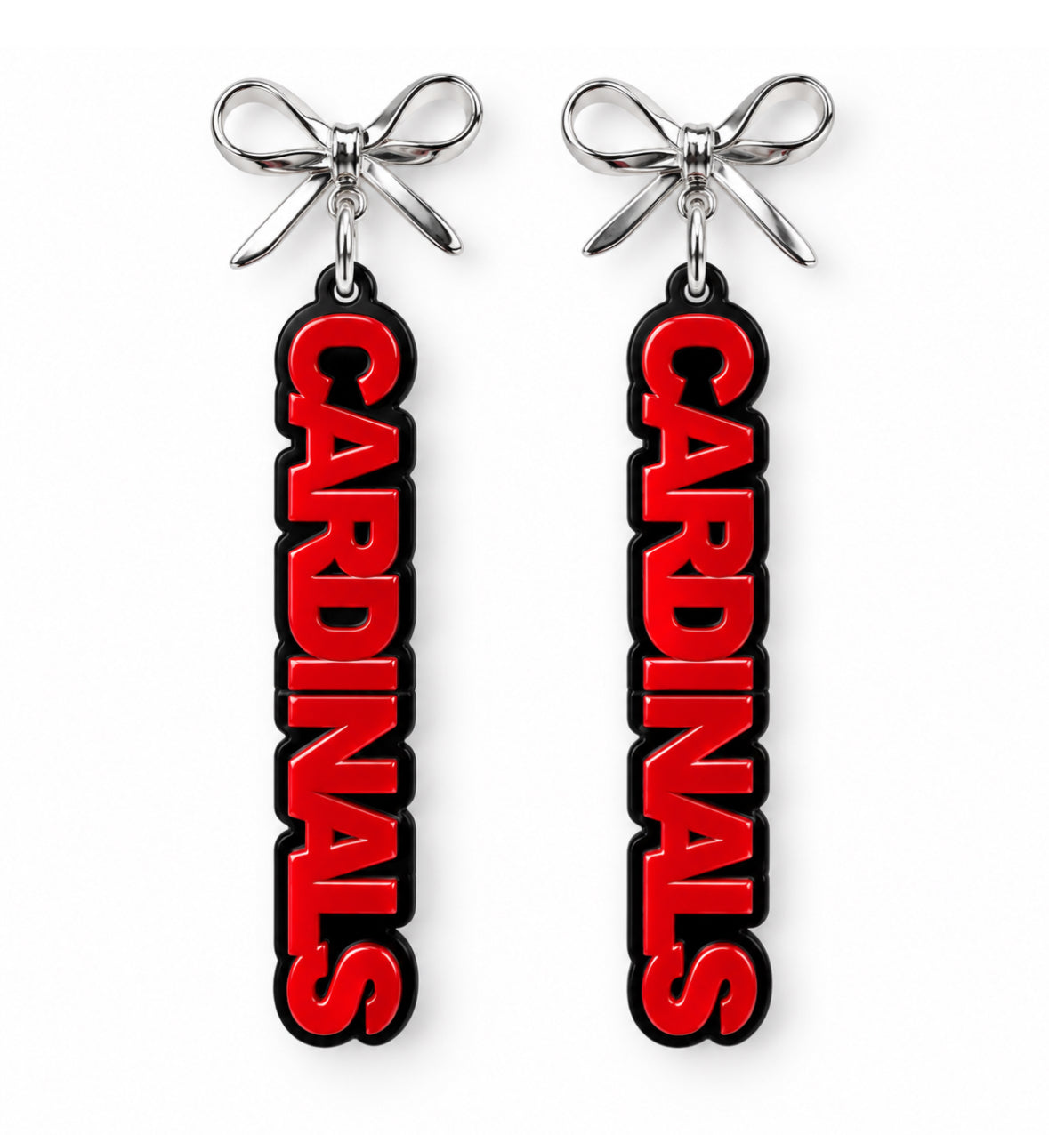 Cardinal Earrings - Long